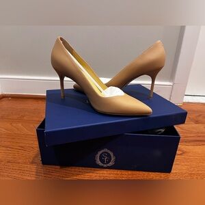 Sarah Flint Perfect Pump 85 — Sand Calf — Size 38